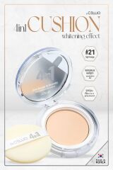 4in1 BBOYAN Cushion SPF50+ PA++++ Whitening / #21 Light Beige Pudra