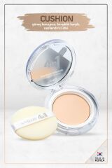 4in1 BBOYAN Cushion SPF50+ PA++++ Whitening / #21 Light Beige Pudra
