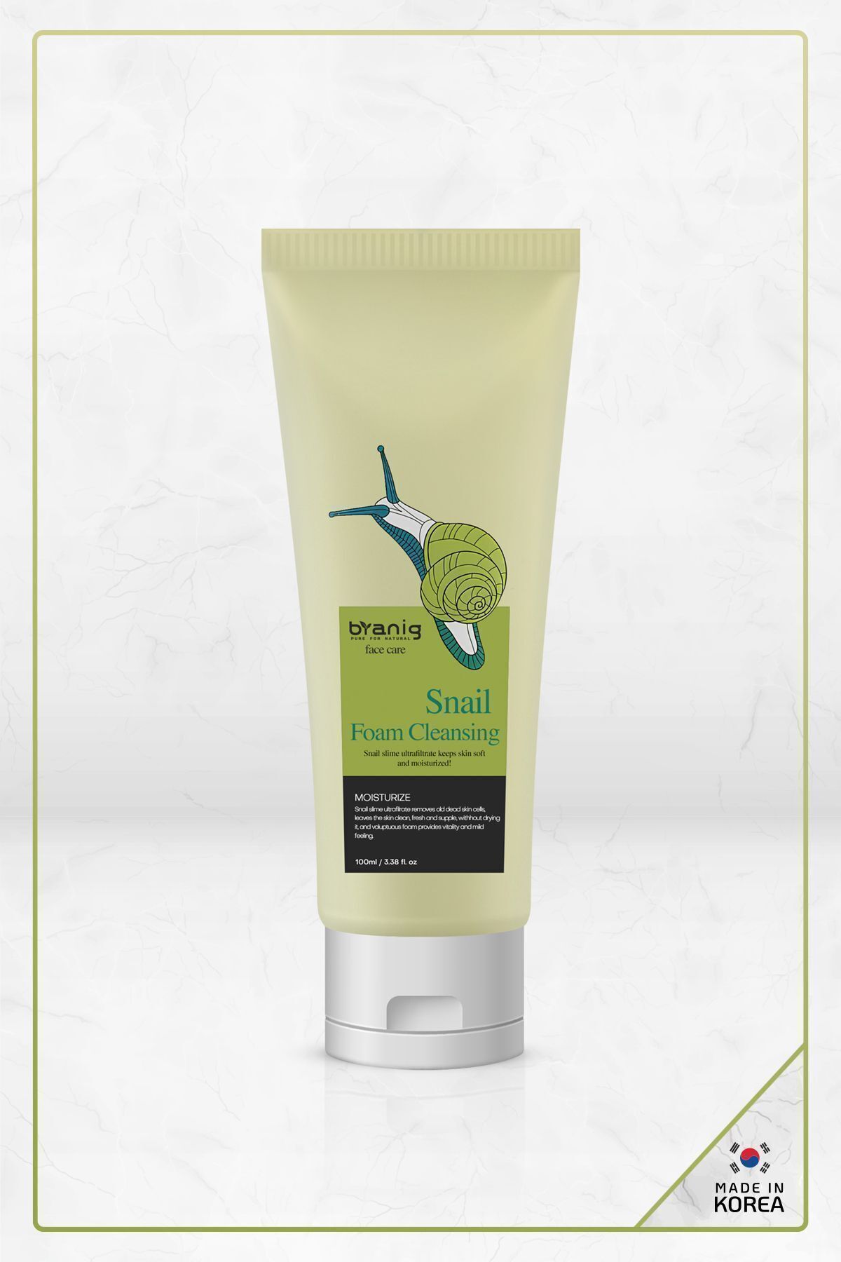 Pure Nature Snail Foam Cleansing - Anti Sebum Made In Korea