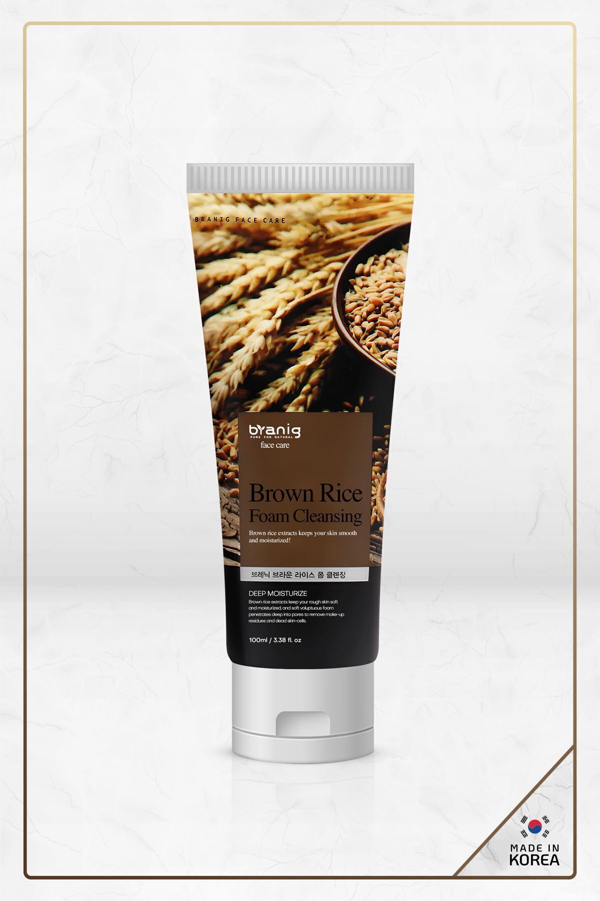 Pure Nature Brown Rice Foam Clensing Made In Korea