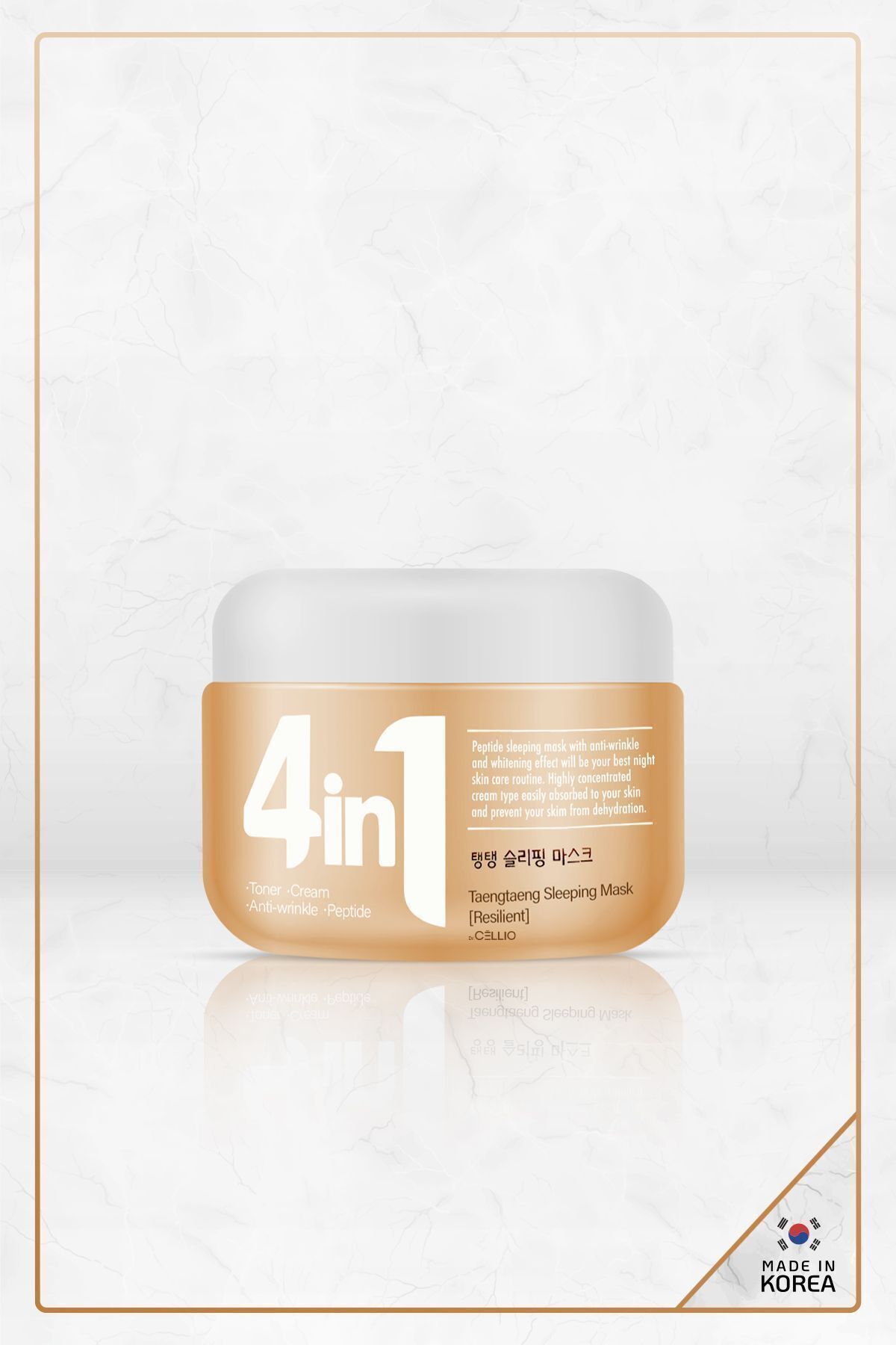 4in1 Taengtaeng Peptide Yenileyici Uyku Maskesi Made In Korea