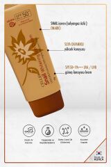 Snail Özü Içeren Aydınlatıcı Etkili Spf50 Pa Uva/uvb Güneş Koruyucu Krem Made In Korea