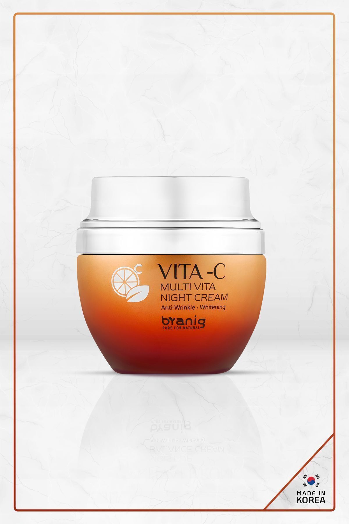 Saf Vitamin Aydınlatıcı Etkili Ve Leke Karşıtı Vıta-c Multi Vita Yoğun Night Krem Made In Korea