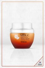 Saf Vitamin Aydınlatıcı Etkili Ve Leke Karşıtı Vıta-c Multi Vita Yoğun Night Krem Made In Korea
