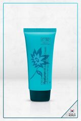 Hyaluronik Asit Içeren Yoğun Nemlendirici Yüksek Koruyucu Spf50+ Pa +++ Uva/uvb Güneş Koruyucu Krem