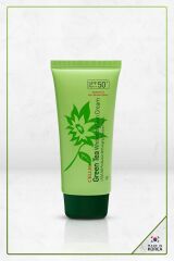 Green Tea Içeren Yatıştırıcı Leke Ve Akne Karşıtı Spf50 Yeşil Çay Özlü Kore Güneş Koruyucu Krem
