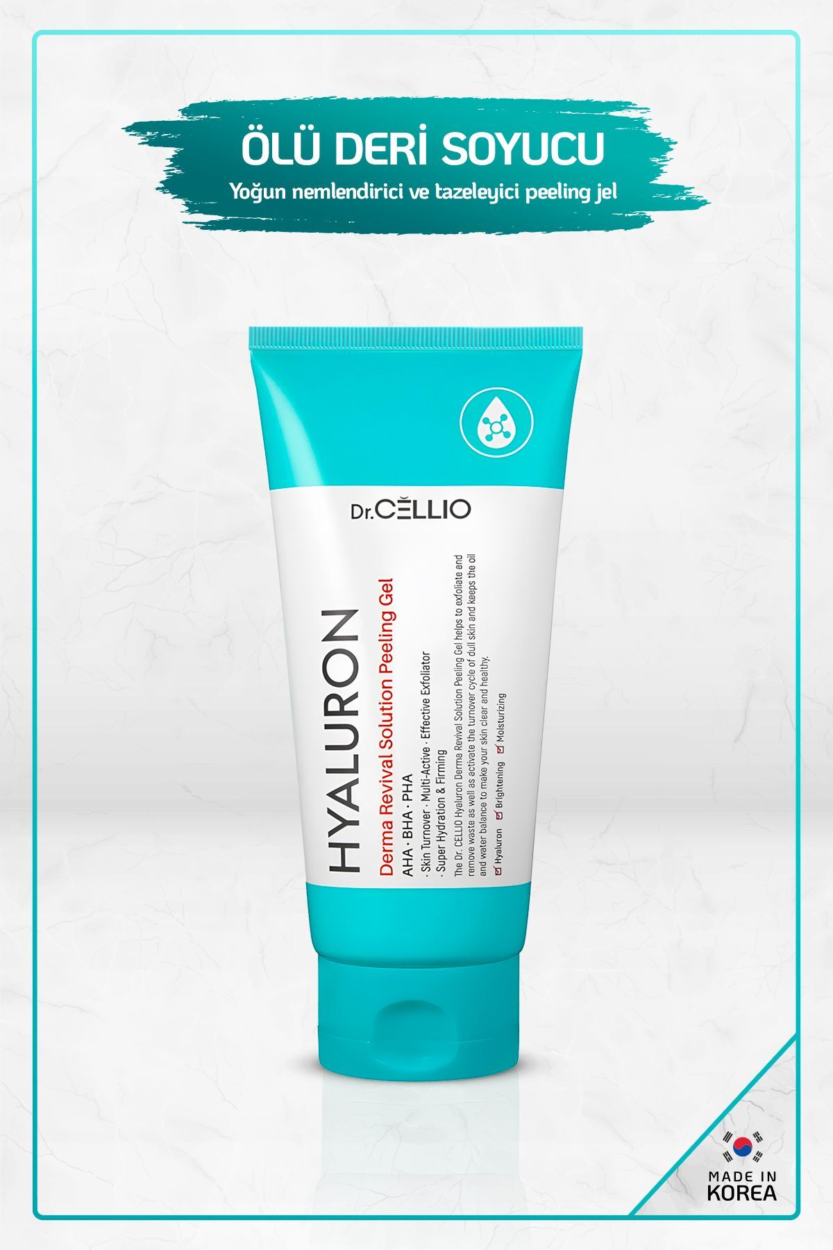 Yoğun Nemlendirici Ve Tazeleyici Aha-bha-pha Derma Hyaluronic Acid Peeling Jel Büyük Boy